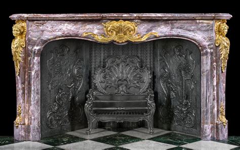 Louis Xv Large Marble Antique Fireplace Mantel Westland London