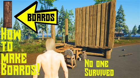 No One Survived How To Make Boards Basic Base Building Tutorial