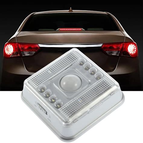 Car Emengency Warm White 3W Motion Sensor Light wireless infrared 8 Led ...