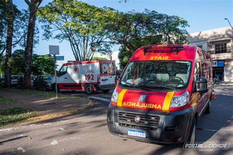 Idosa Fica Ferida Ap S Ser Atropelada Na Faixa De Pedestres Em Umuarama