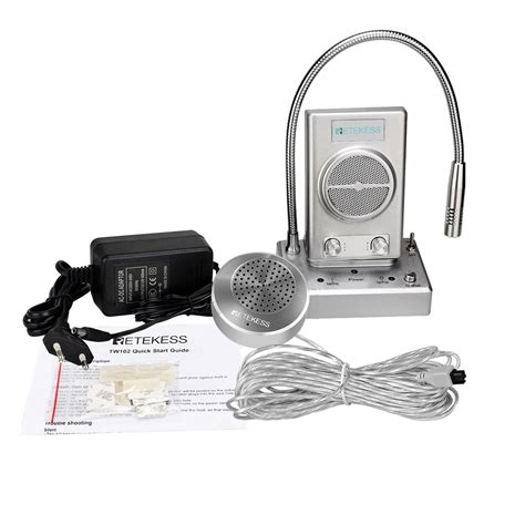 Retekess Tw102 Window Intercom System For Business Microphone Intercom