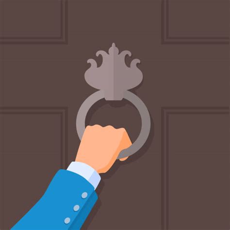 Knocking On Door Illustrations Royalty Free Vector Graphics And Clip Art