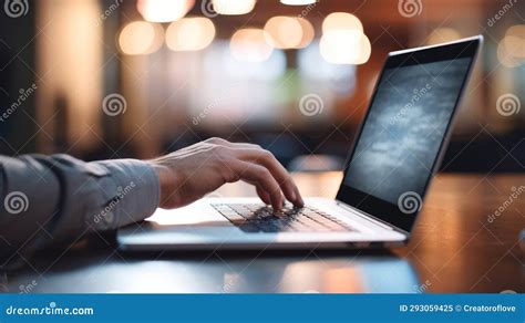 A man typing on the desk stock illustration. Illustration of workplace ...