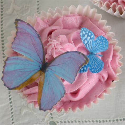 Edible Butterflies Multicoloured Wafer Rice Paper Mix Rainbow 3d