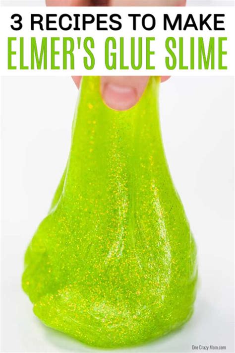 Elmers Glue Slime How To Make Slime With Elmers Glue 3 Ways