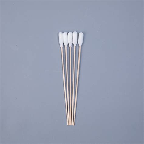 Disposal Wood Long Stick Cotton Swabs Sterile Medicated Cotton Swabs