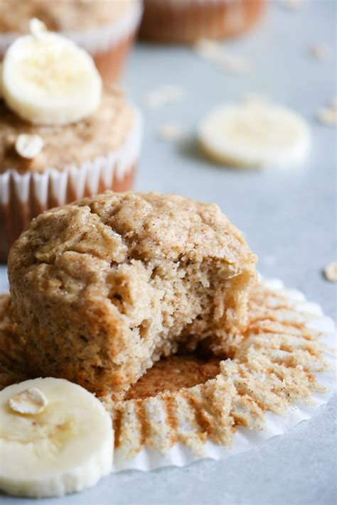 Quick And Easy Banana Oat Muffins Recipe Girl