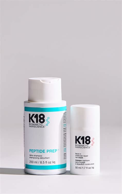 K18 Peptide Detox Shampoo And Molecular Repair Mask Bundle Worth £99