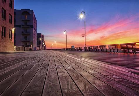 Boardwalk Color Photograph By Adam Mordetsky