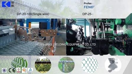 Full Automatic Diamond Wire Mesh Chain Link Weaver Machine Automatic