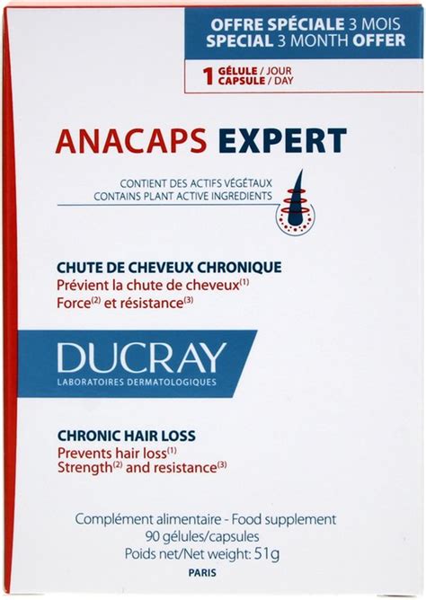 Ducray Anacaps Expert Chronische Haaruitval Capsules Bol