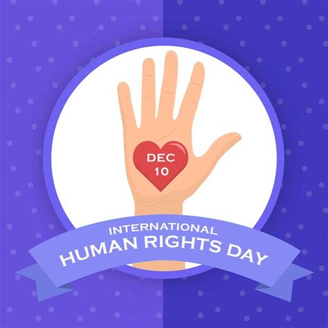 Hand Clipart Design Of International Human Rights Day Human Rights