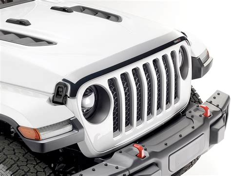 55177 Weathertech Hood Protector Fits 2018 2024 Jeep Wrangler