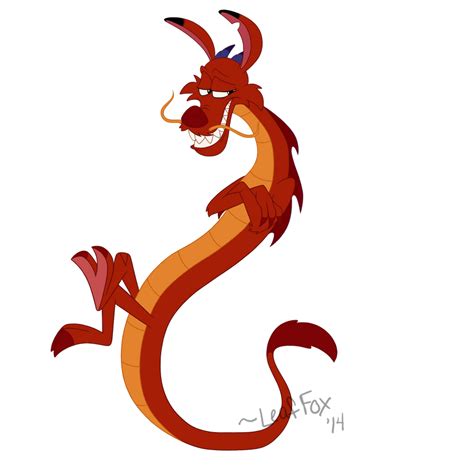 Mushu - Disney Dragon Collaboration by LeafFox on DeviantArt