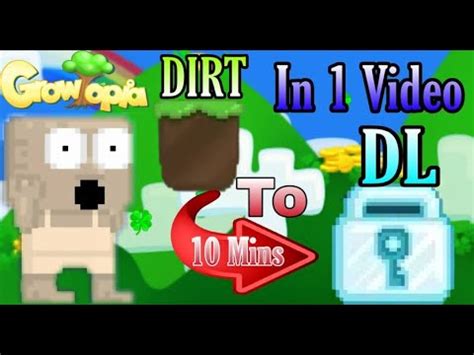 DIRT TO DL In Only 1 Episode Best Guide Growtopia Profit YouTube