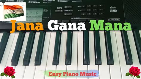 Jana Gana Mana Piano Tutorial KrishnakDiwane National Anthem Desh