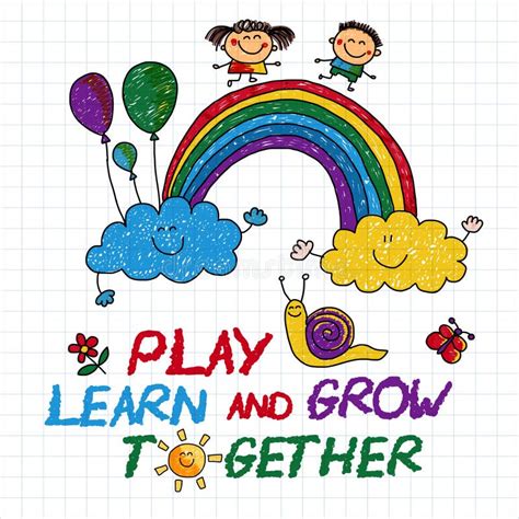 Play Learn Grow Together Stock Illustrations – 1,164 Play Learn Grow ...