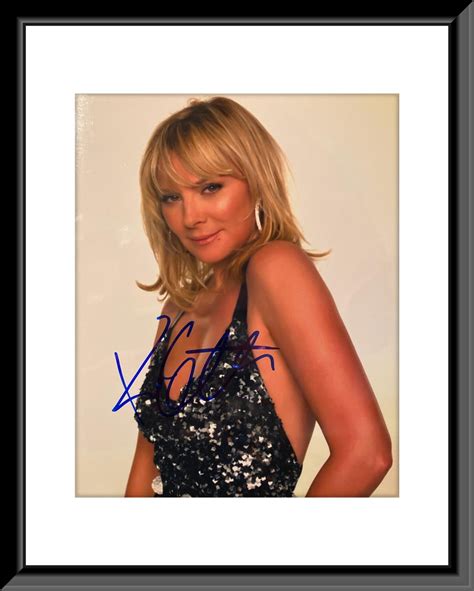 Kim Cattrall Signed Photo Etsy