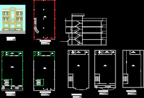 Plaza Comercial En Autocad Librer A Cad