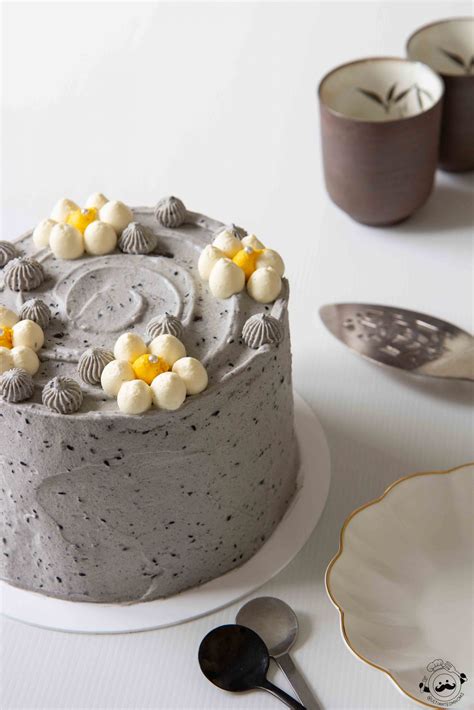 Black Sesame Cake Recipe