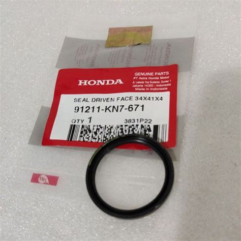 ซลน ามนขบเคล อนใบหน า 34x41x4 Honda Vario 125 FI Vario 125