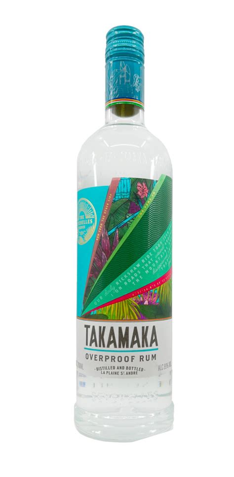 Takamaka Overproof Rum Spirit Of Seychelles L Vol