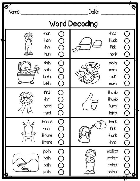 Kindergarten Word Decoding Practice Worksheets And Assessments Short I