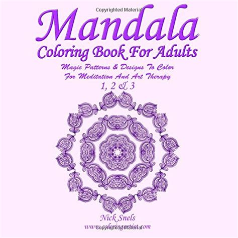 Amazon Mandala Coloring Book For Adults Magic Patterns Designs To