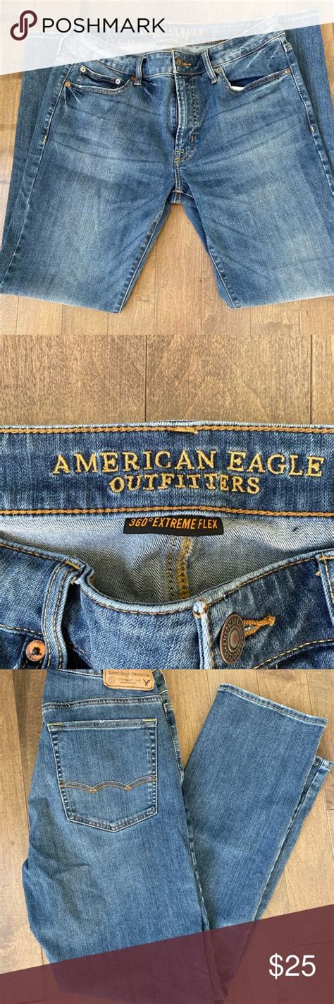 American Eagle Extreme Flex X Mens Jeans Mens Straight Jeans