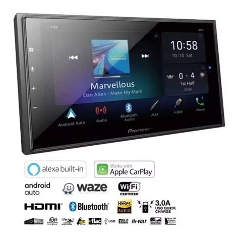 Estereo Pantalla Pioneer Dmh Z6350bt Wifi Carplay Android Meses Sin