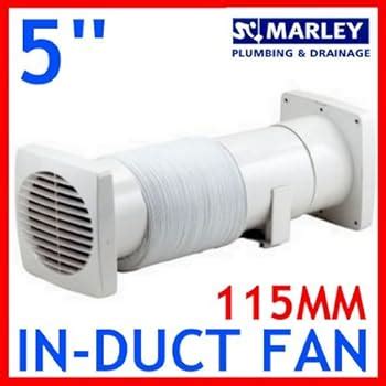 Marley Bathroom Extractor Fan Inch In Line Ventilation Without