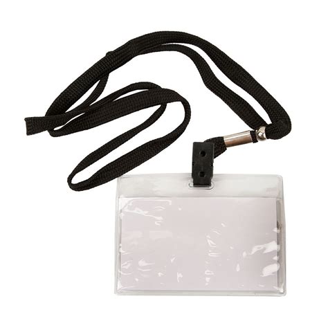 Waltons Primeline Lanyard Card Holder With Cord And Clip Waltons