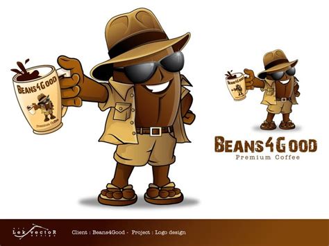 Coffee Bean Mascot Logo Design Contest Mascot Logo Design Contest