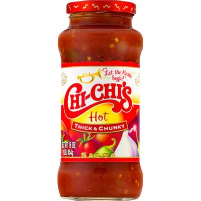 Chi Chi S Chi Chi S Hot Thick Chunky Hot Salsa 16 Oz 16 Ounces Shop Harveys Supermarkets