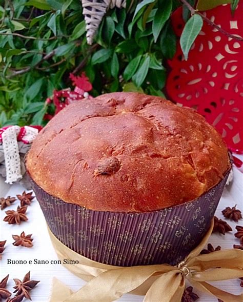 Panettone Senza Burro Semi Integrale Buono E Sano Con Simo