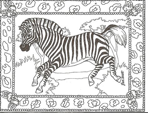 Free Printable Zebra Coloring Pages For Kids