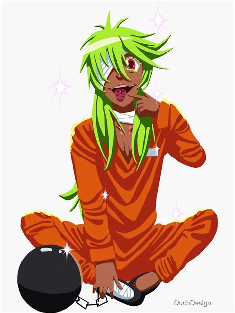 "Nanbaka | Nico Fanart" Sticker for Sale by OuchDesign | Redbubble