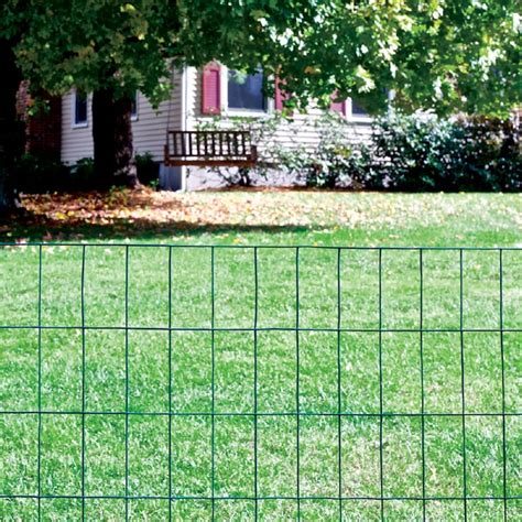 Garden Zone Pvc Coated Welded Wire 50 Ft X 4 Ft Green Pvc Coated Steel