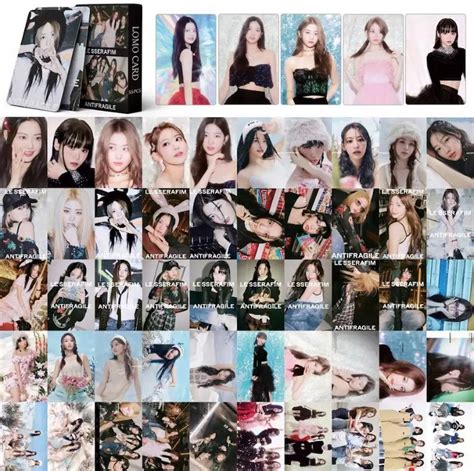 Le Sserafim Photocards Lomo Cards 55 Photocards Kpop Chaewon Etsy Canada