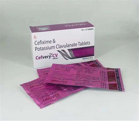 Cefixime Mg Clavulanic Acid Mg Tabet Mg At Rs Box In