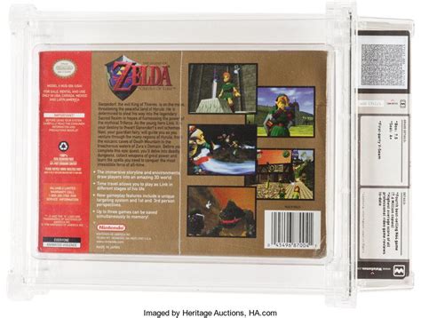 The Legend Of Zelda Ocarina Of Time N64 Nintendo 1998 Wata 7 5 A