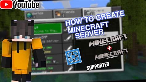 How To Create Minecraft Server Java Bedrock All Edition Supported