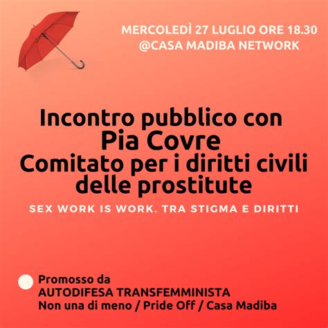 Incontro SEX WORK IS WORK TRA STIGMA E DIRITTI