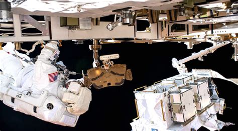 NASA Broadcasts American Astronauts Final Spacewalks To Upgrade Space