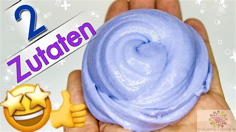 Slime aus 2 Zutaten selber machen ohne Kontaktlinsenlösung Super