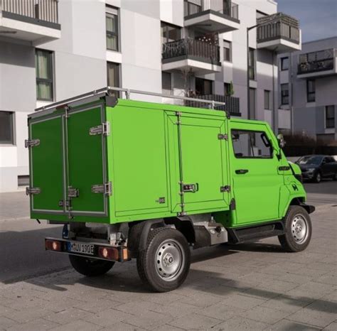 Elektrisches Acar Evum Motors Das Acar Elektrisches Nutzfahrzeug