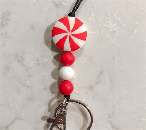 Holiday Lanyards Christmas Lanyards Id Badge Keychain T Rudolph