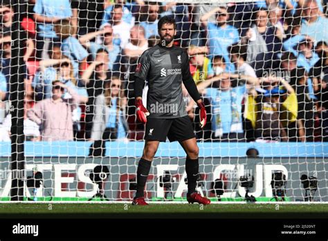 Alisson Becker Of Liverpool Manchester City V Liverpool The Emirates