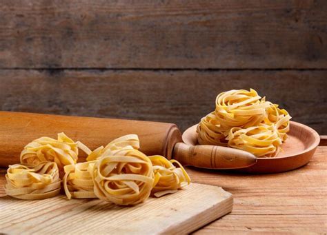 Fettuccine De Pasta Italiana Casera Foto Premium