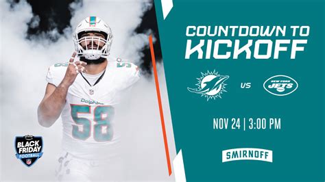 Miami Dolphins at New York Jets: Countdown to Kickoff